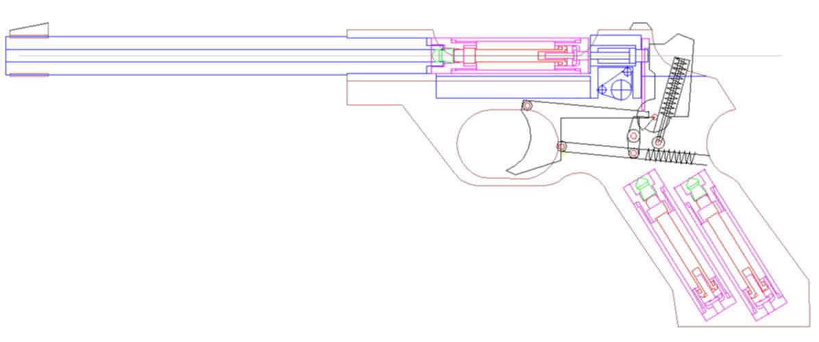 Схема pcp пистолета
