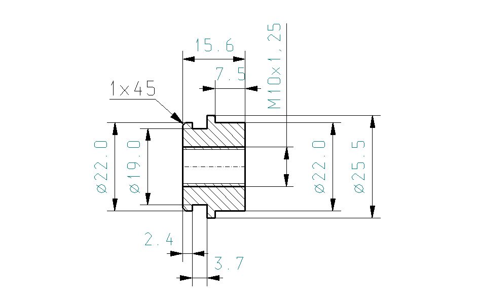 Токарные чертежи