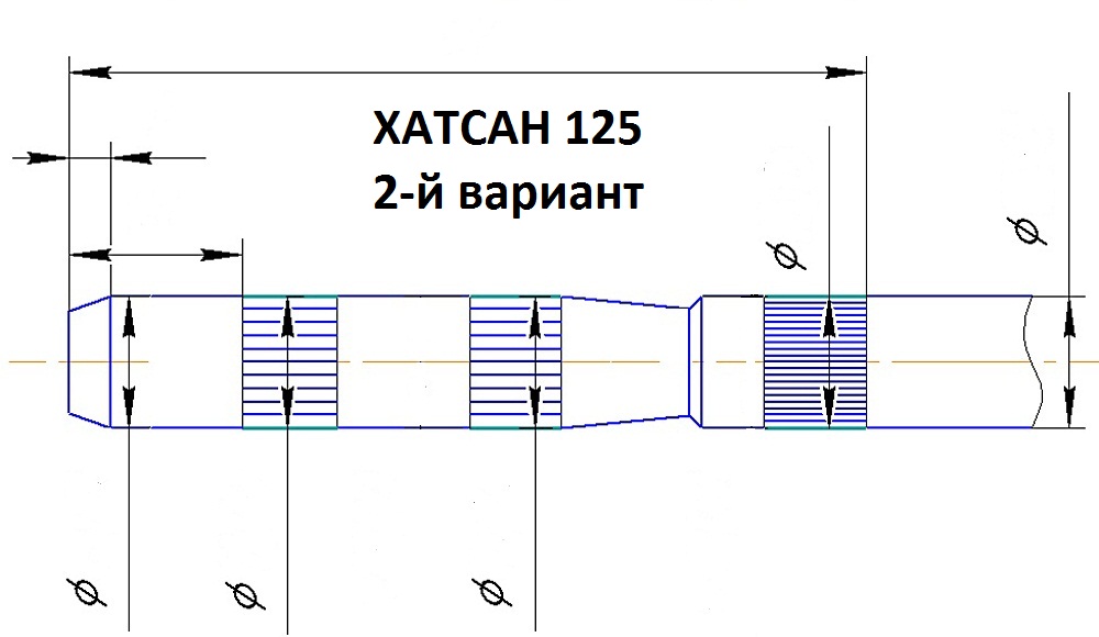 Хатсан 125 чертеж