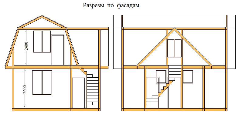 Нарисовать проект пристройки к дому