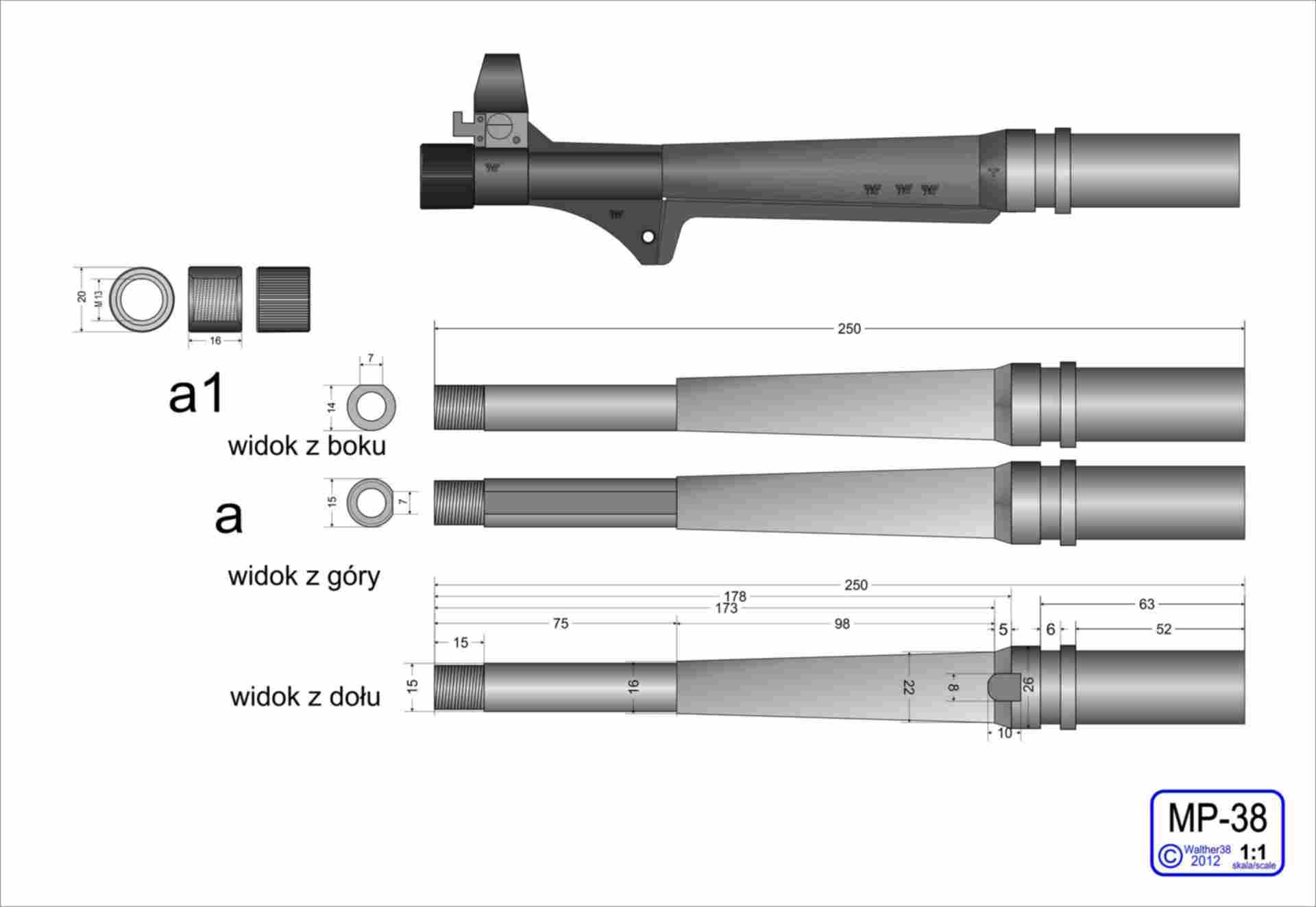 Чертеж мп. Чертежи МП-38 МП-40. Чертеж затвора MP-40. MP 38/40 чертежи. МП 40 чертеж.