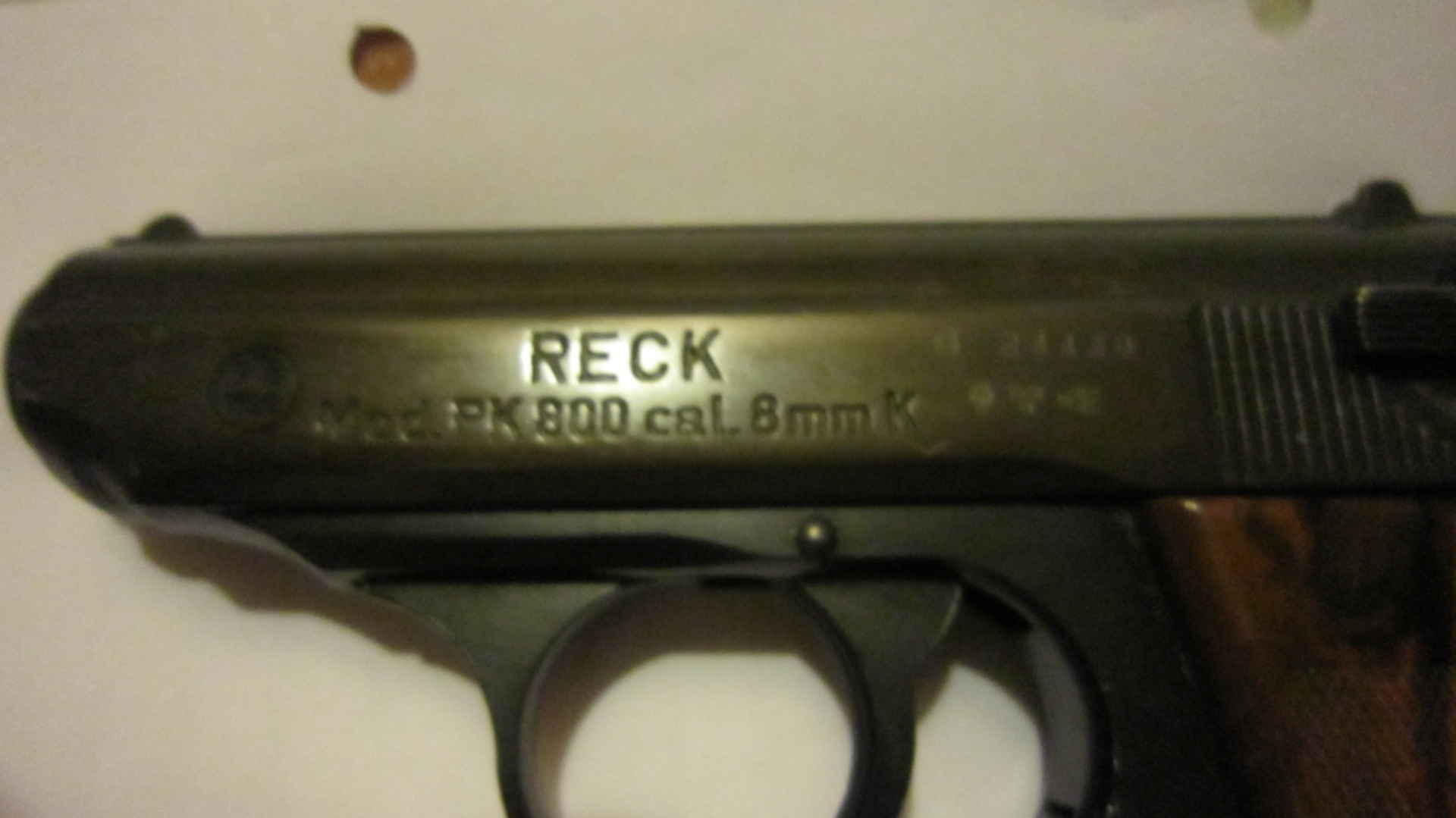 Reck government p 2959 9mm made in germany ptb 524 negrini 2014 u. Reck double eagle 9mm p. K. Reck perfecta fbi 8000 8 мм. Reck miami 92f газовый.