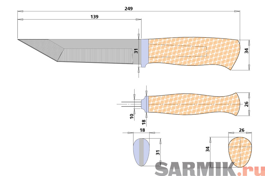 Рукоять чертеж. Нож Скиннер чертеж рукоятки Шкурник чертеж. Чертеж клинка ножей танто. Чертеж танто 1х1. Формы клинков танто для ножей чертежи.