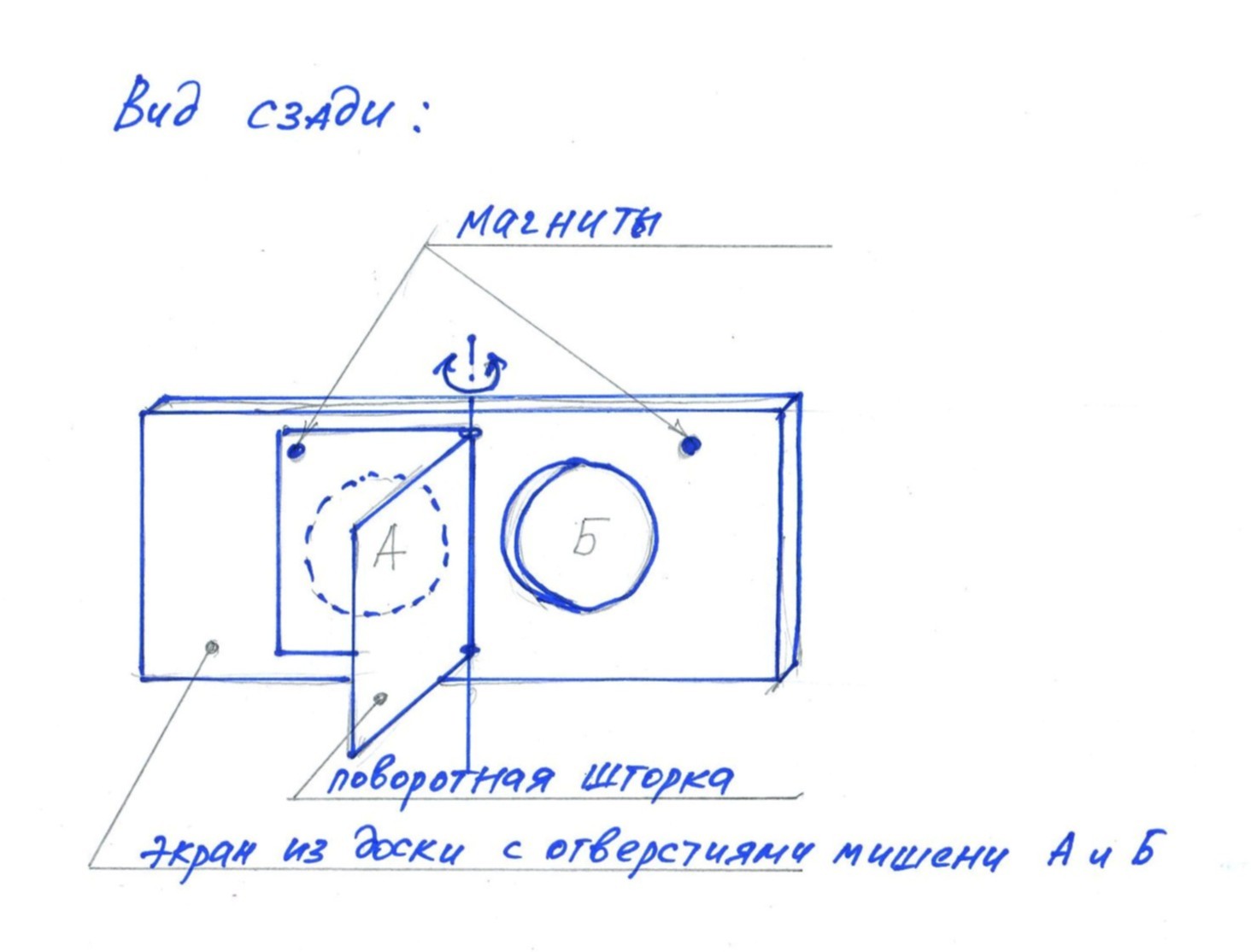 Мишень для пневматики своими руками чертежи