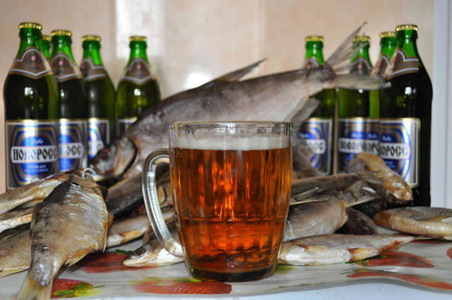 Пиво С Рыбкой Картинки
