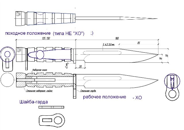 Нож м9 из дерева чертежи - Фото подборки 3