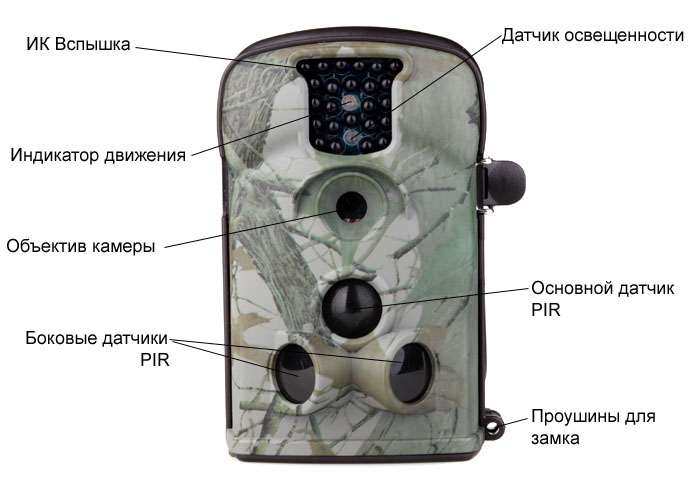 Инструкция для фотоловушки. Схема фотоловушки.