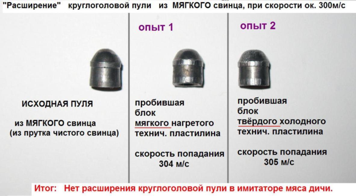 Пластилиновая пуля массой 9