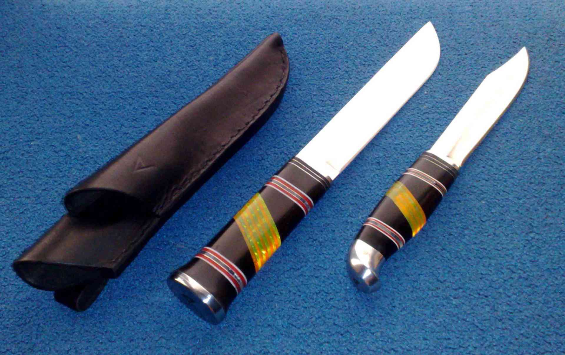 Нож с наборной ручкой