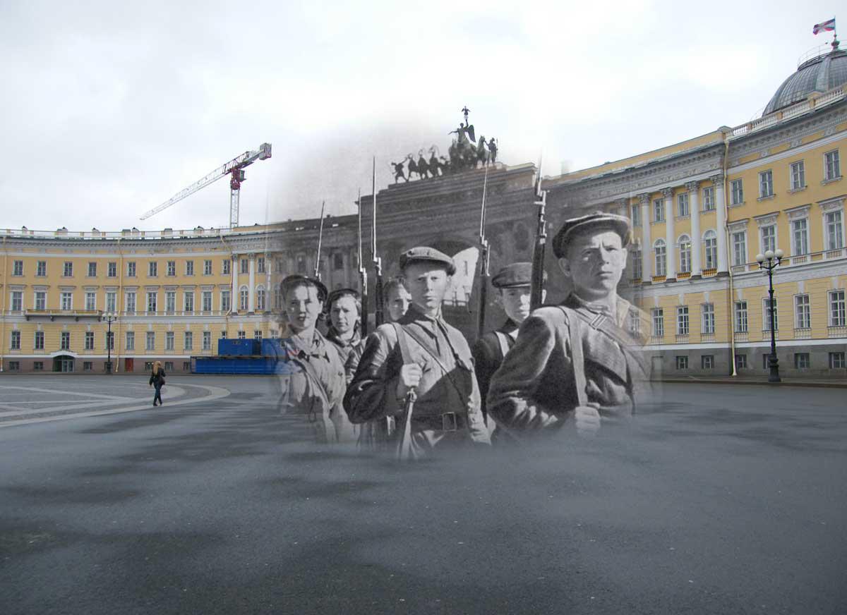 Санкт петербург до и после войны