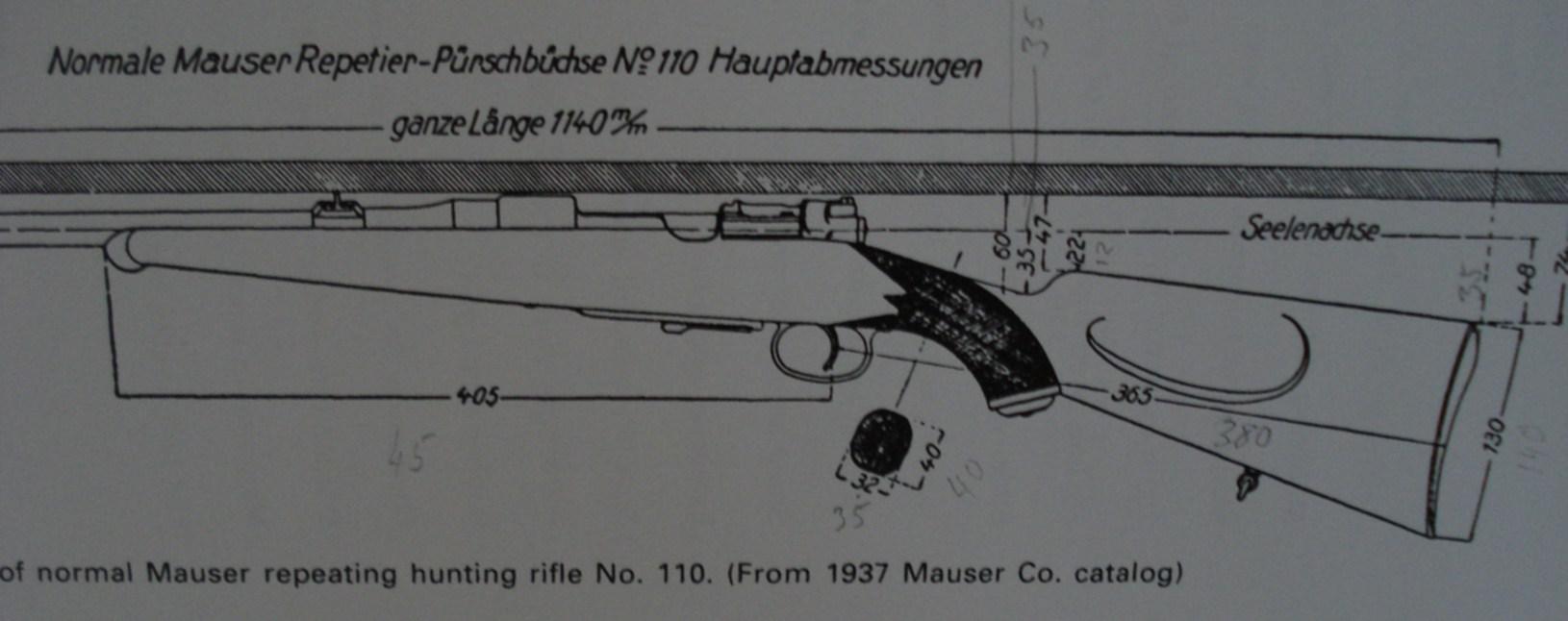 Mauser k98 чертеж