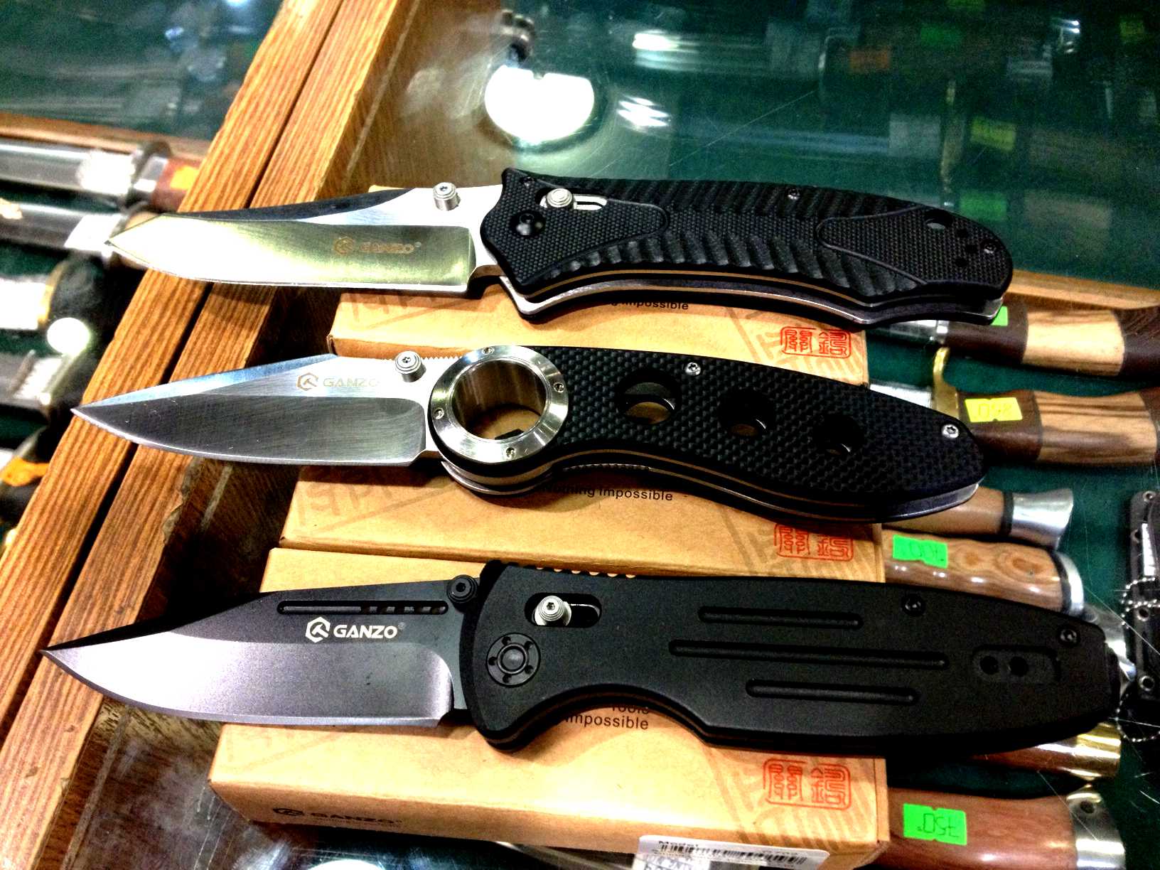 Ganzo knifebag. Ganzo g708. Ganzo g616. Ganzo g6252. Ganzo g103.