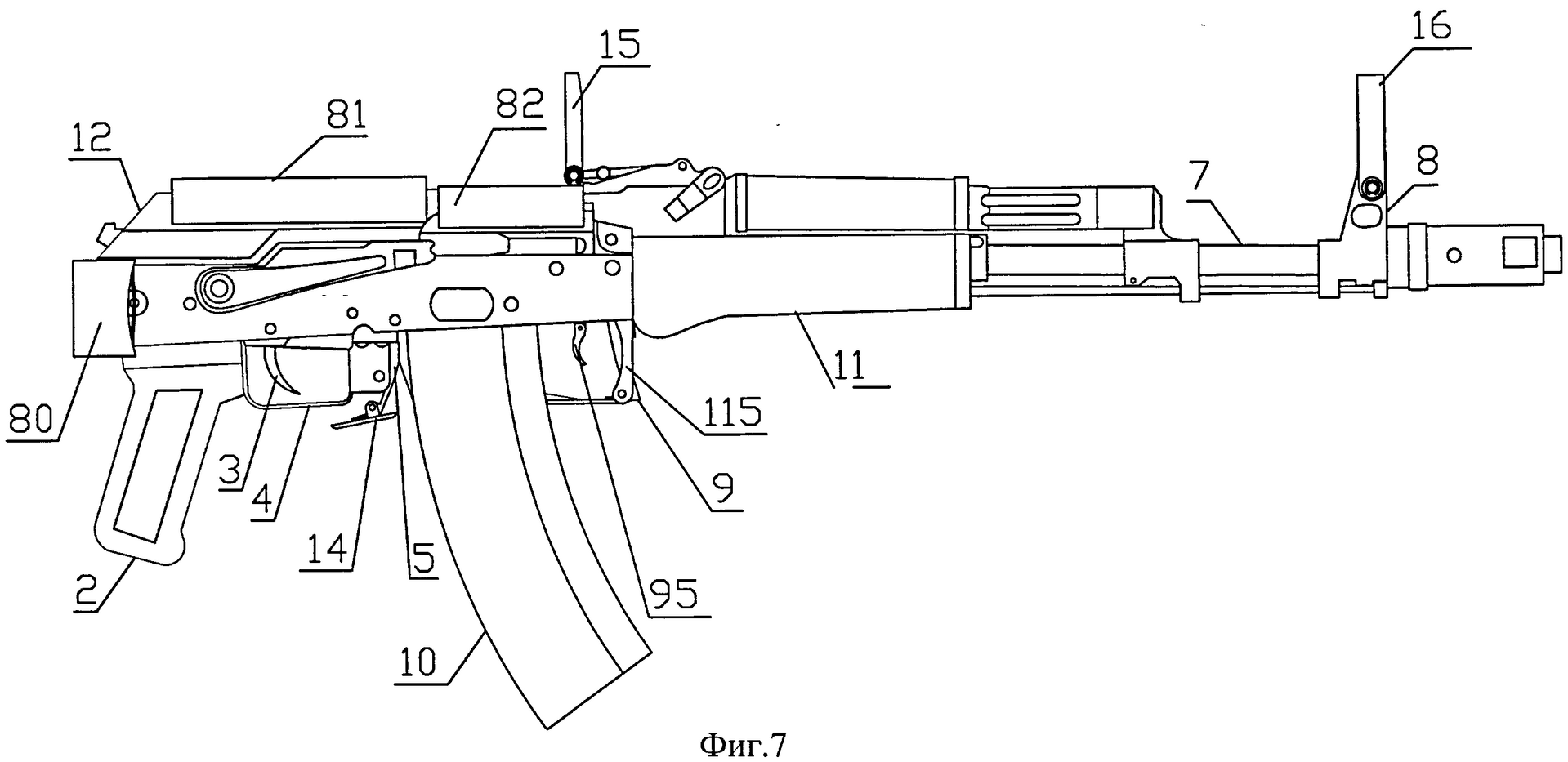 Ак 47 из дерева эскиз