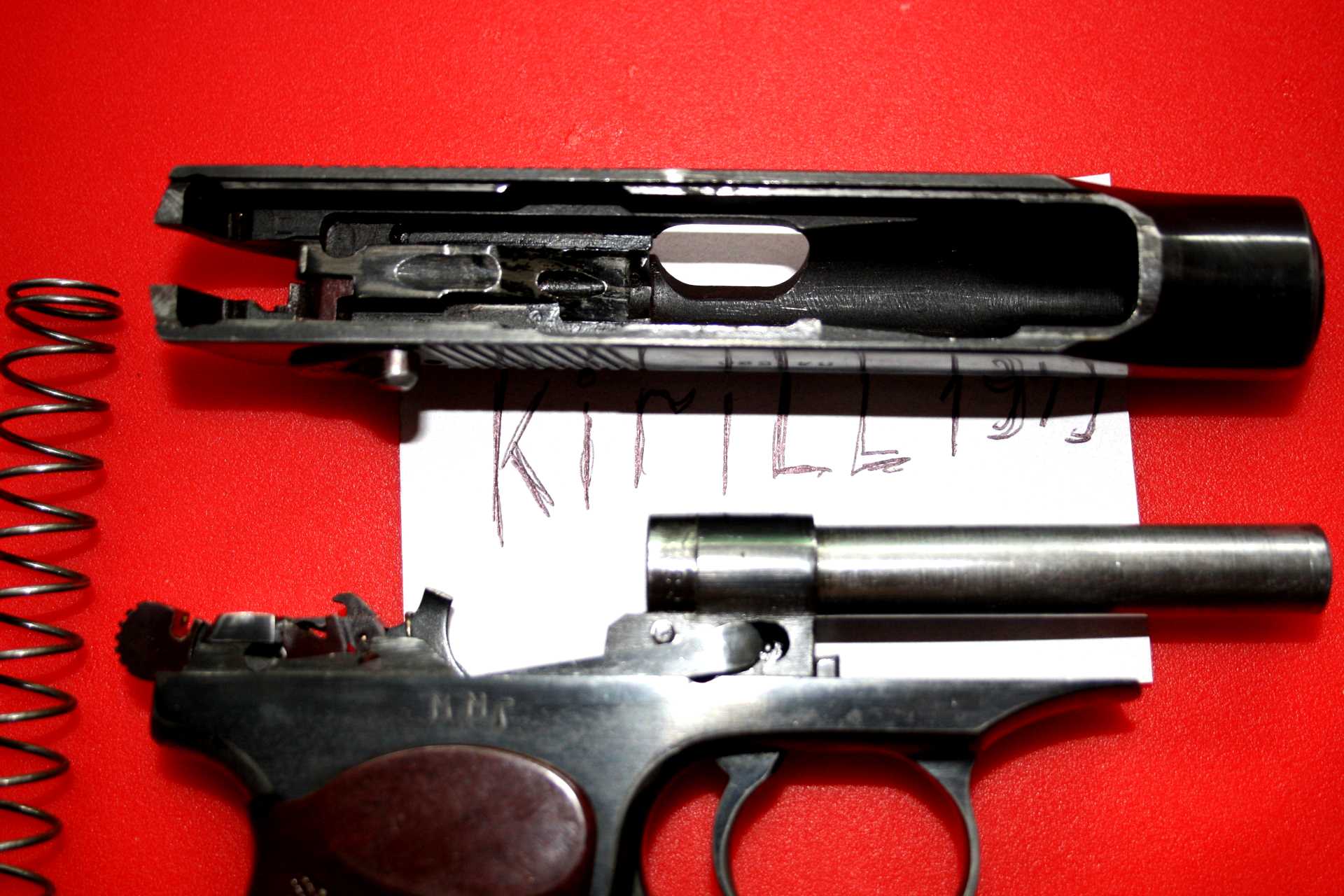 Макет массо габаритный пм. ПМ 1954 года выпуска фото