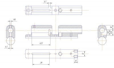 Поршень хатсан 125 чертеж