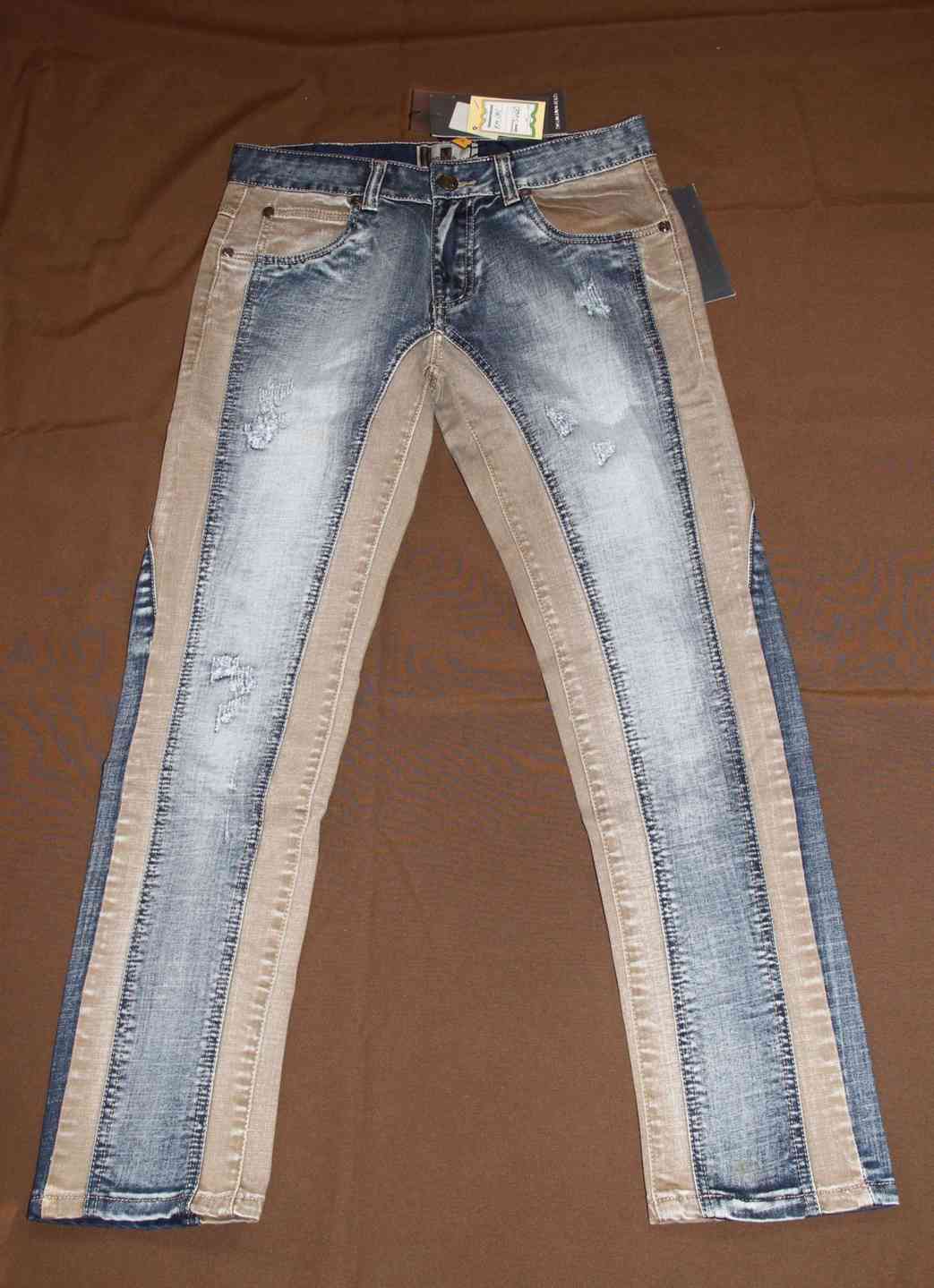 Чем расшить джинсы по бокам