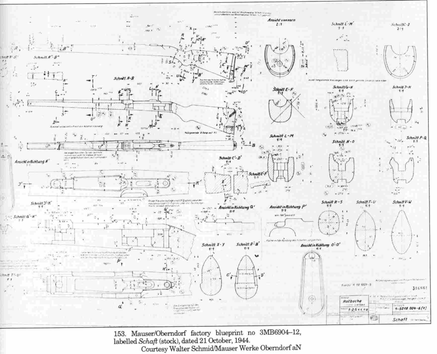 Mauser k98 чертеж