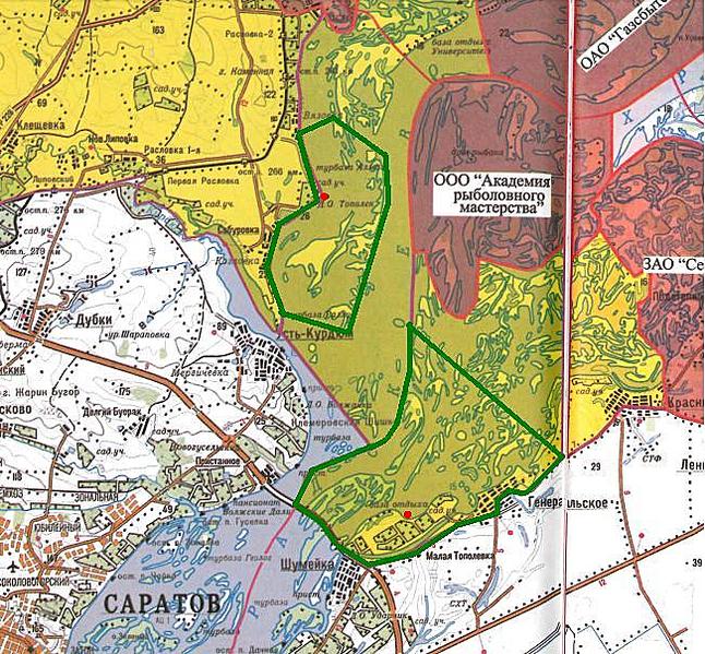 Карта охотника саратовской области