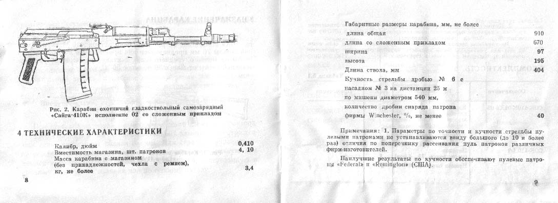 Сайга 410к схема