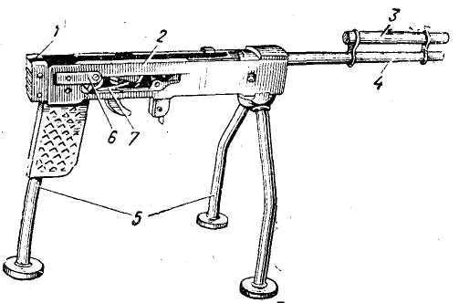 Пистолет пулемет калашникова 1942 чертежи