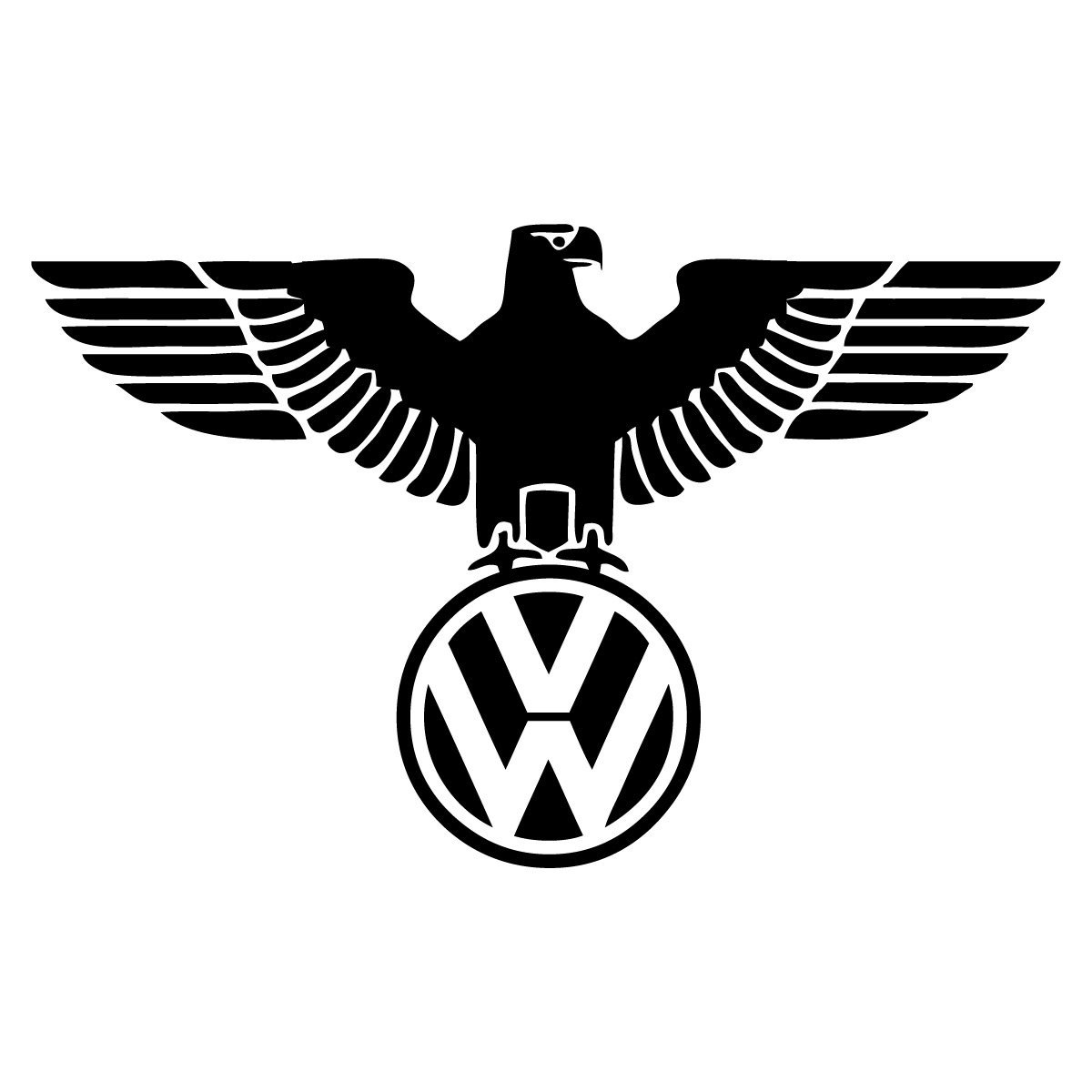 Некоторые на хот роды из VW такого орла наносят). 