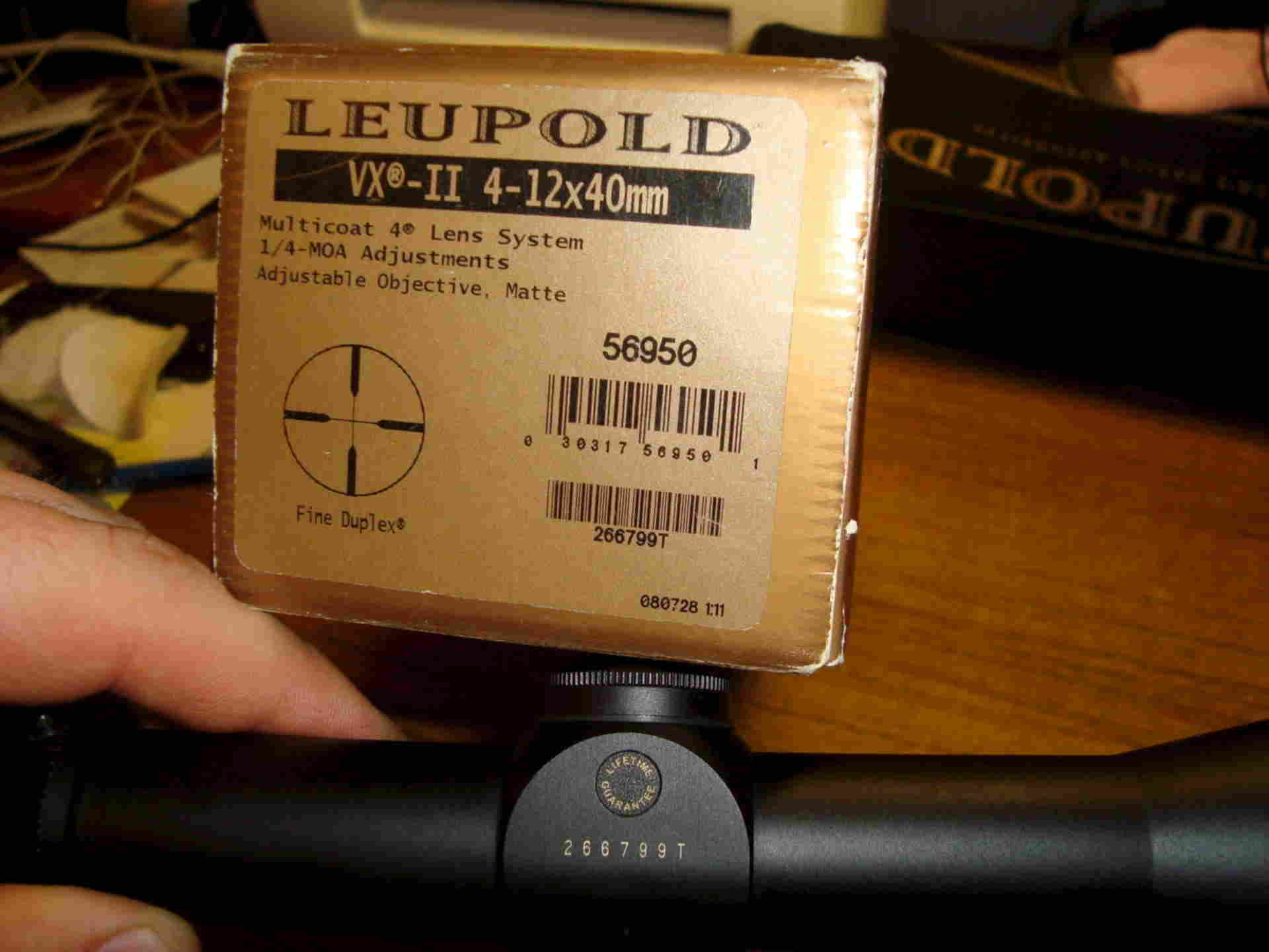 Снят с продажи Leupold VX-2 4-12x40.