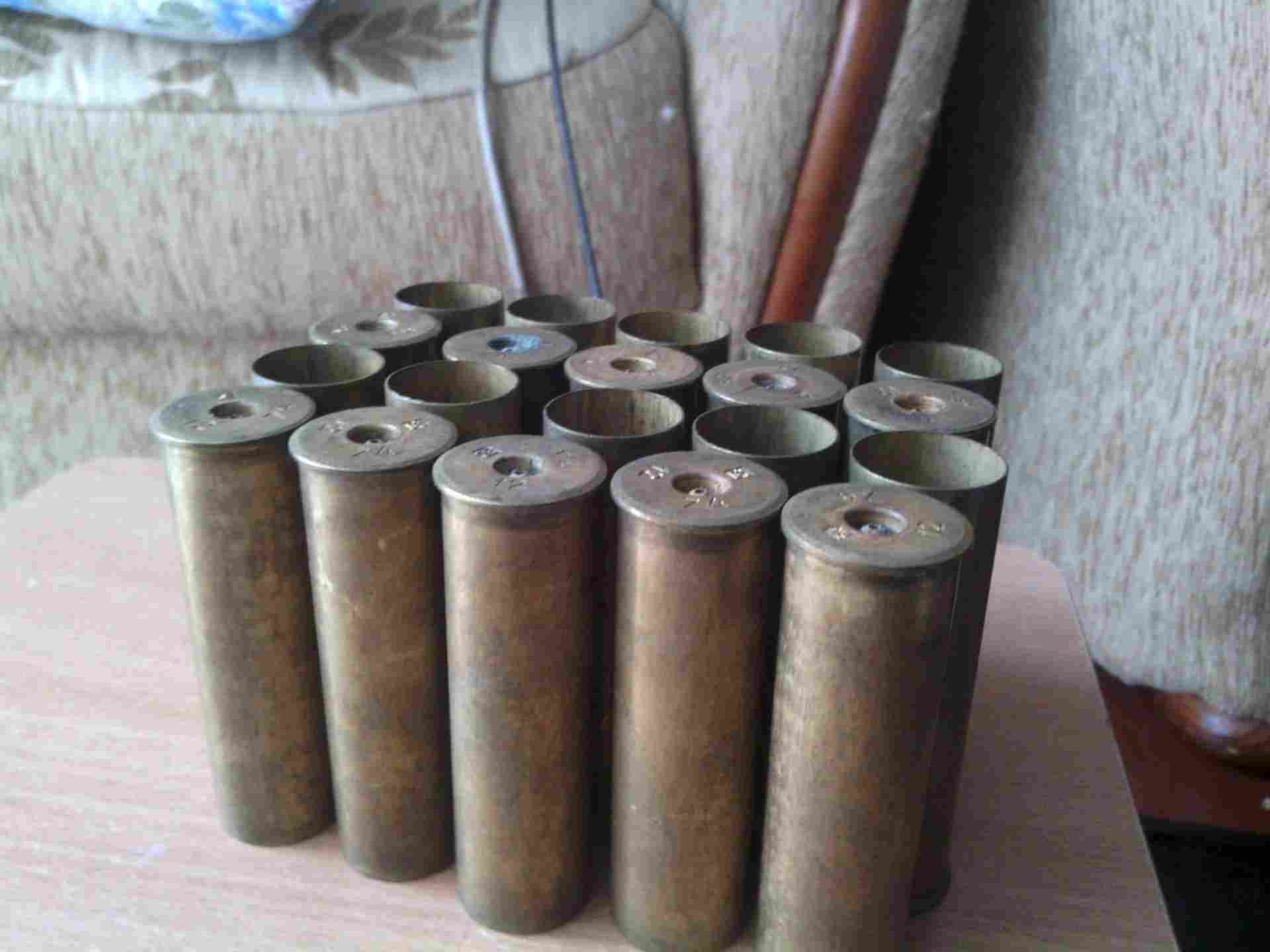 снаряжение латунных гильз 12