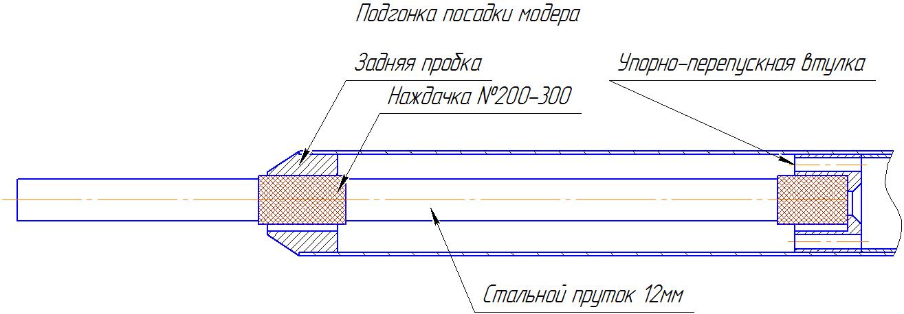 Саундмодератор для пневматики чертеж