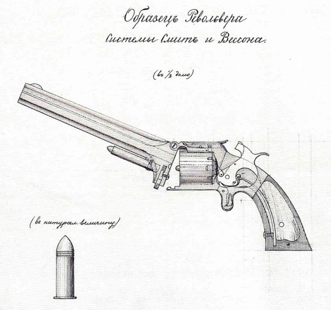 Револьвер чертеж. Револьвер Смит Вессон модель 10 чертеж. Револьвер Смит-Вессон русский чертеж. Смит-Вессон револьвер 1871 чертёж. Чертеж револьвера Смит и Вессон.