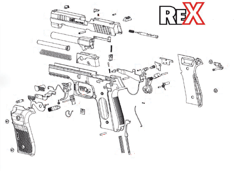 Кольт 1911 we взрыв схема