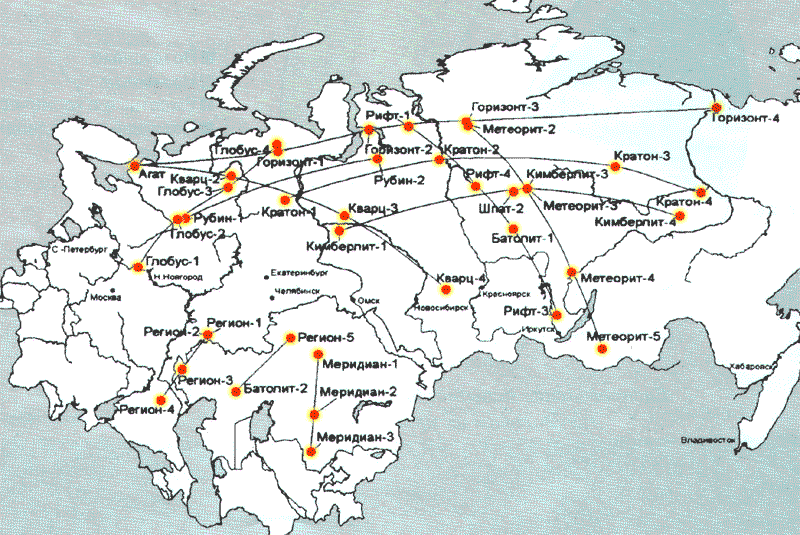 Карта испытаний ядерного оружия