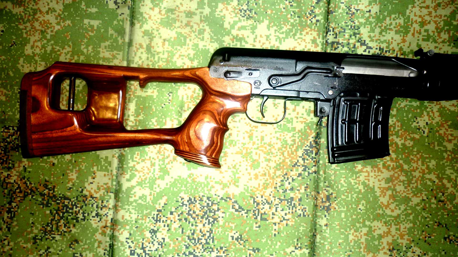 Тигр с прикладом левша. Тигр по типу свд. Ствольные накладки свд. Турецкий приклад для тигра. Тигр с псо 1.