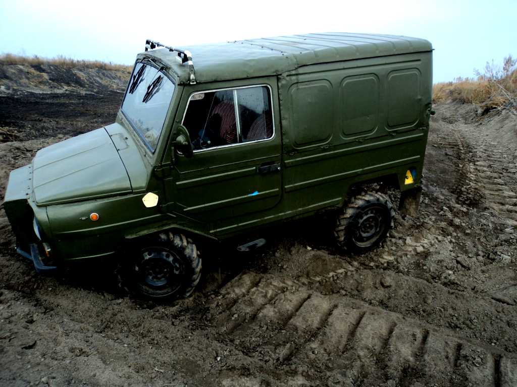 луаз на больших колесах низкое давление