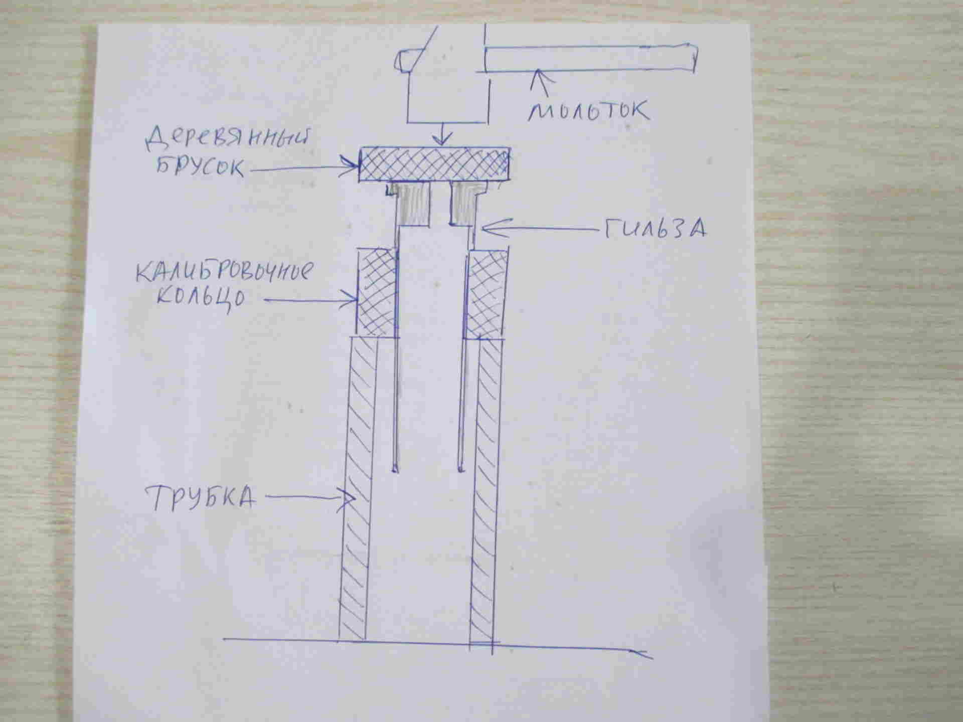 Чертеж гильзы 12 калибра