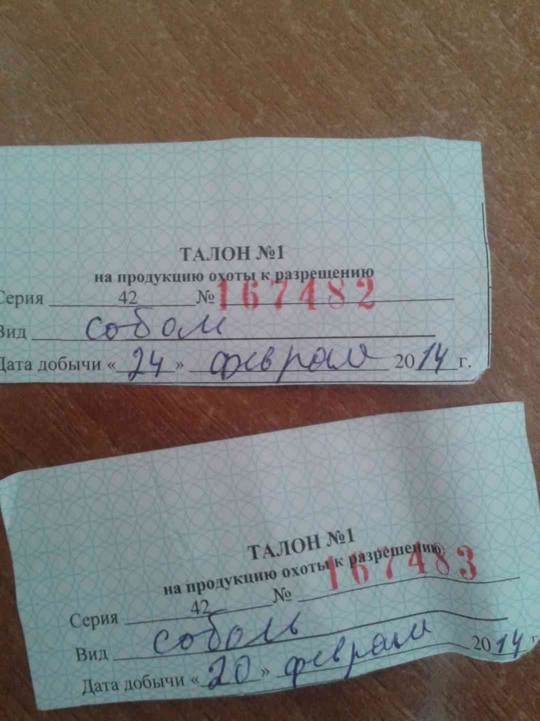 Талон к стоматологу