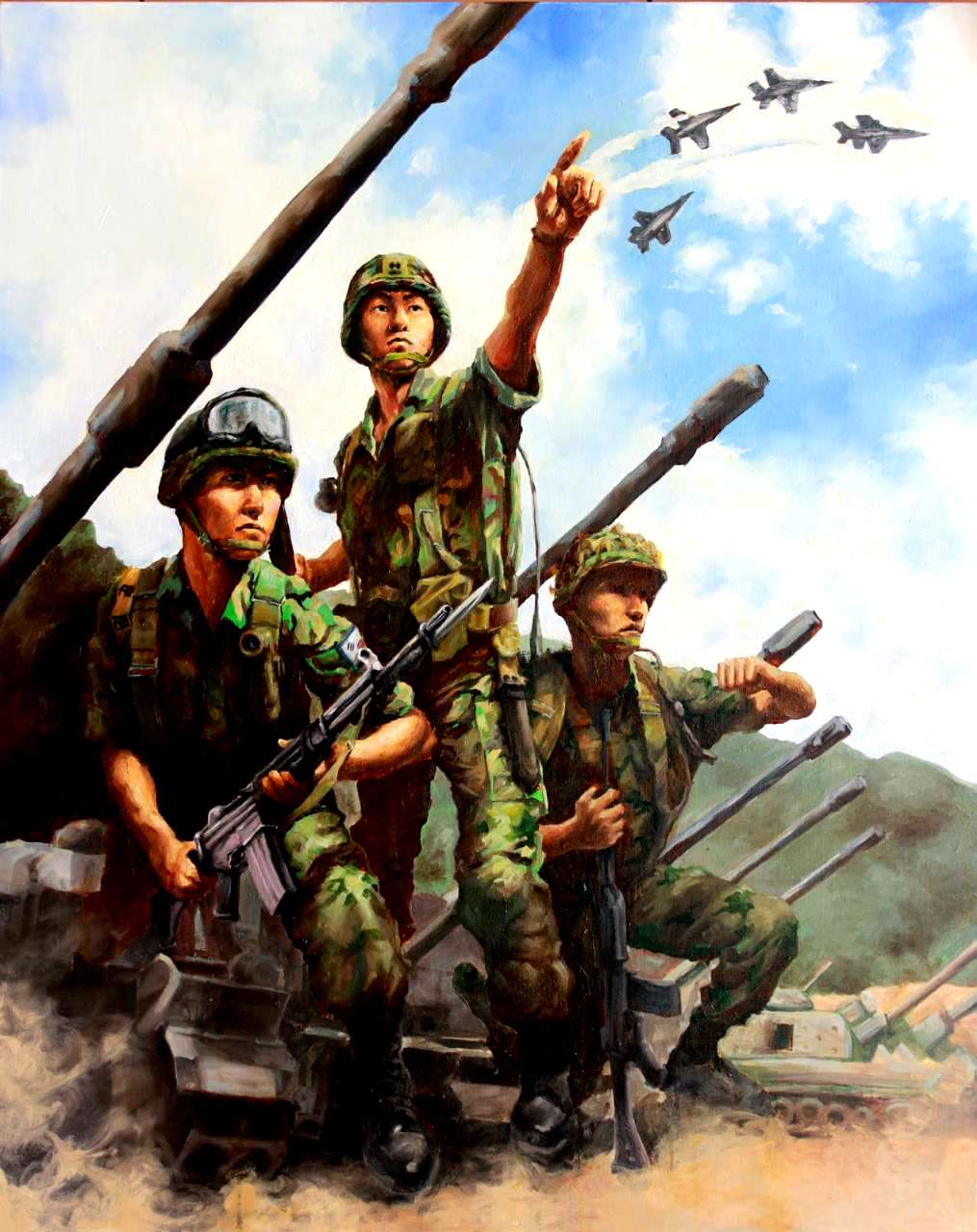 Батальная живопись корейская война