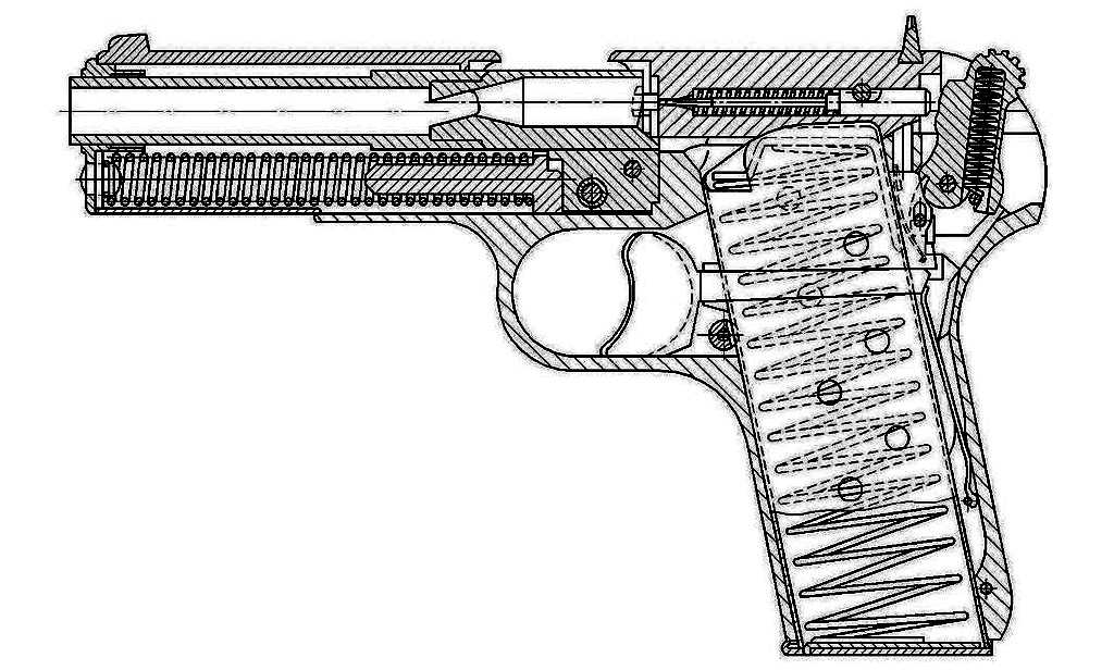 Схема травматического пистолета тт