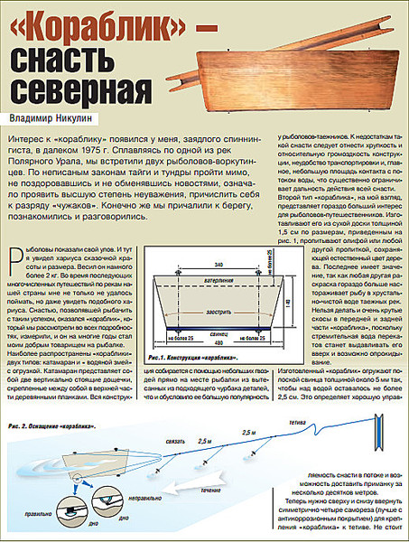 Рыболовный кораблик своими руками чертежи и размеры
