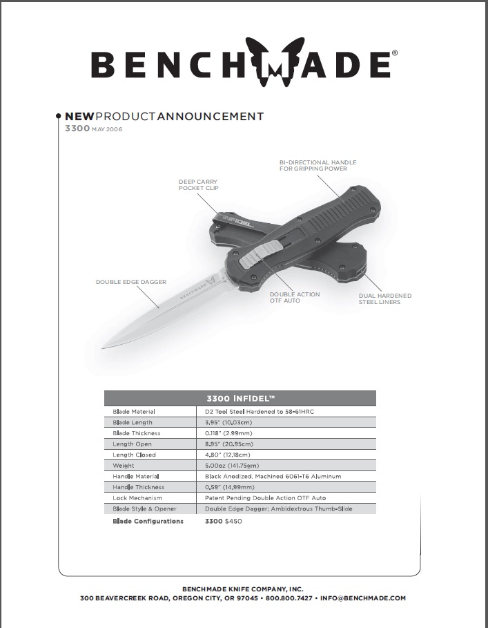 Blade configuration. Benchmade Infidel 3300. Benchmade fixed Infidel 133. Сертификат Benchmade. Benchmade 15500 сертификат.