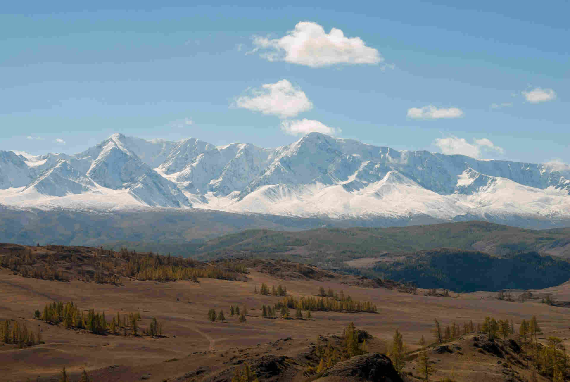 Панорама Северо Чуйского хребта