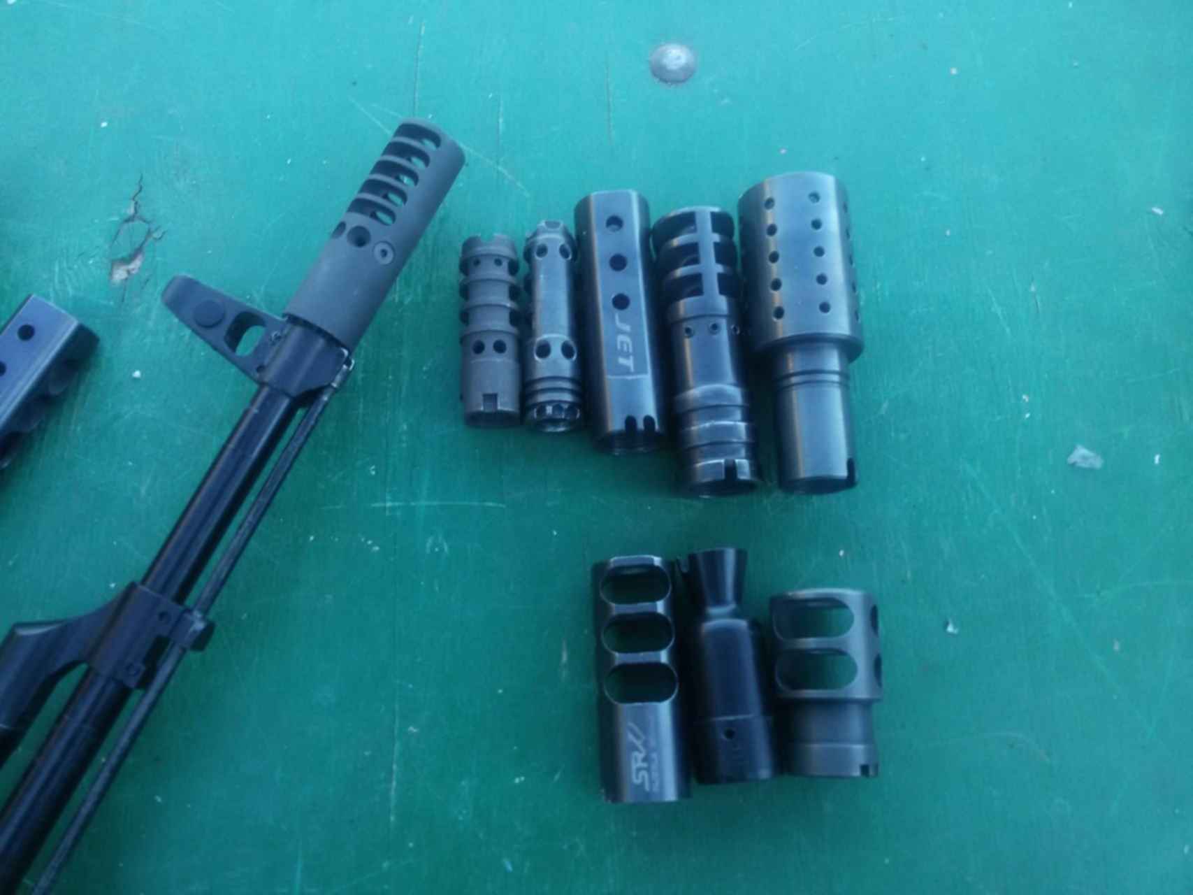 Дтк на ак. Дульный компенсатор АКМ 7.62. ДТК на АК 7.62х39. ДТК на АКМ 7.62. ДТК стрела 7.62 АКМ.
