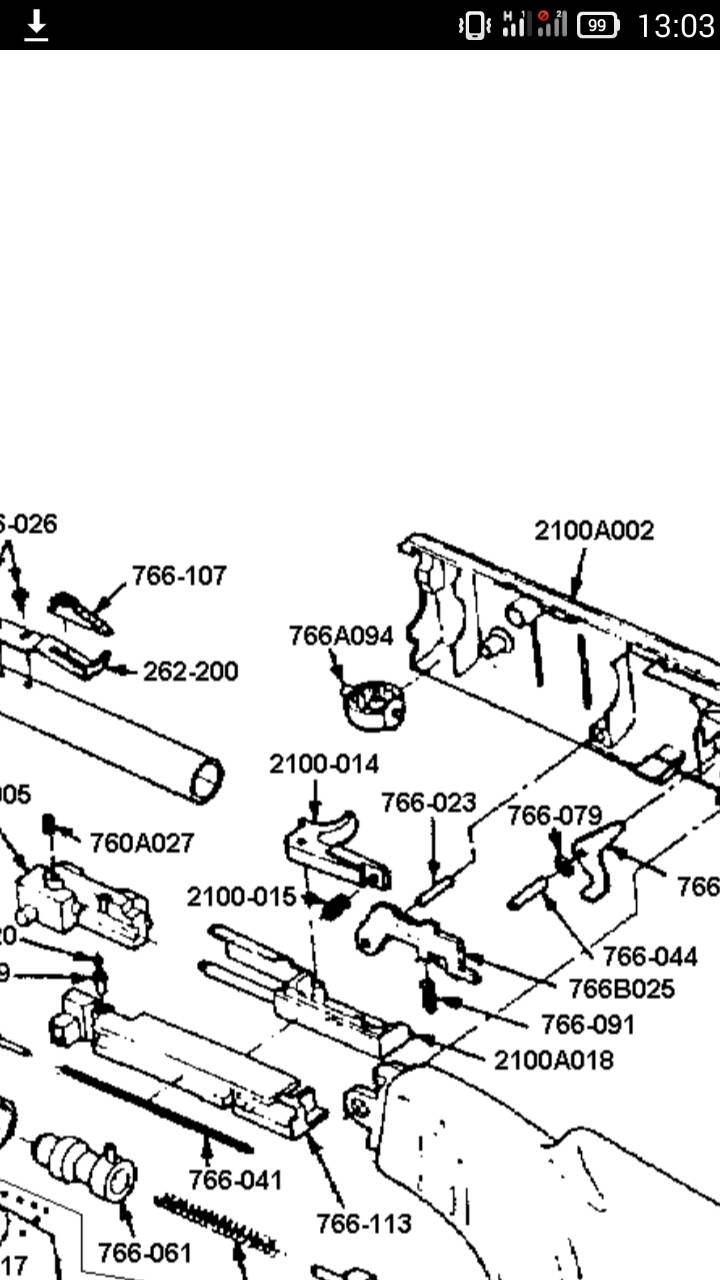 Crosman 2100 схема разборки