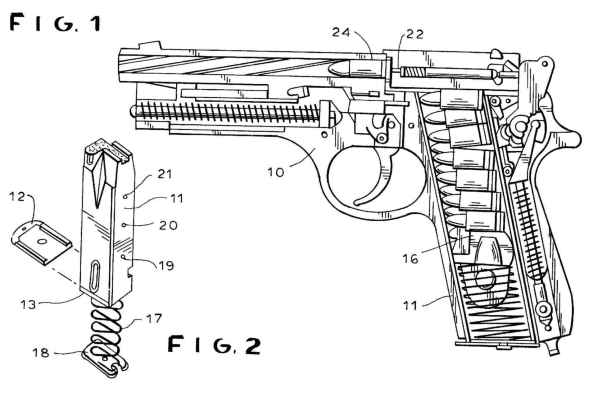 Beretta m9 чертеж