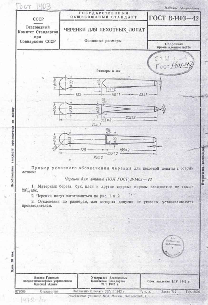 Саперная лопатка своими руками чертежи и размеры