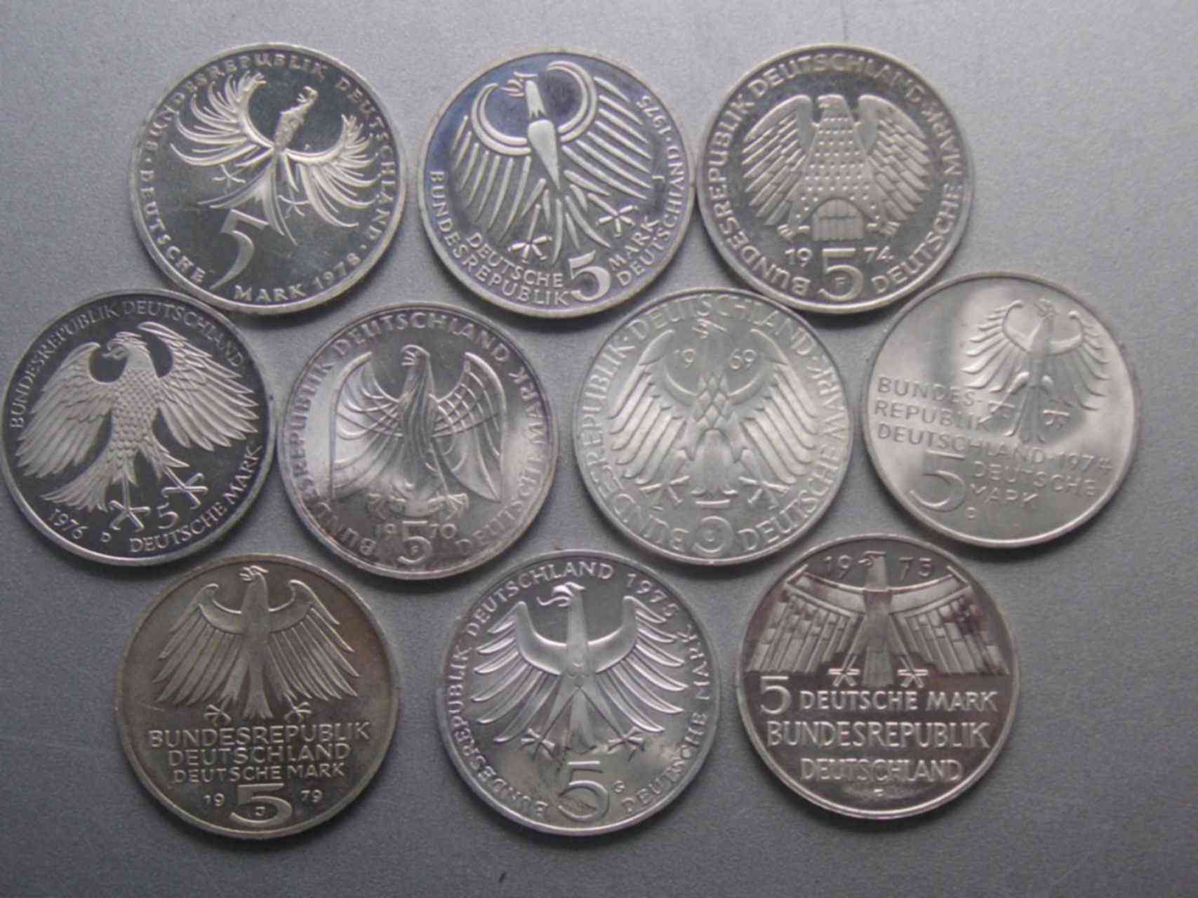 Немецкие серебряные монеты