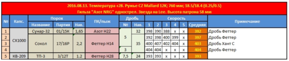 Сокол в 12 калибре