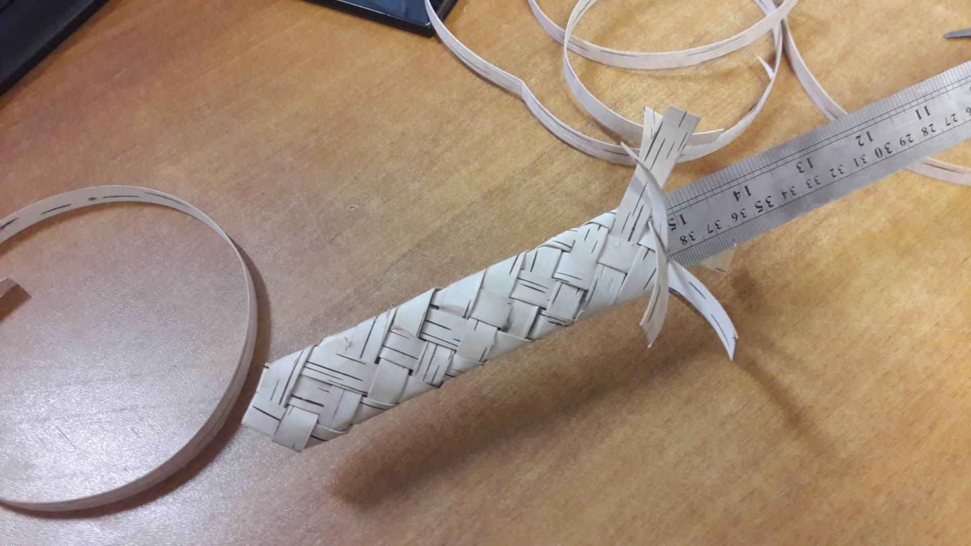 Как оплести ручку