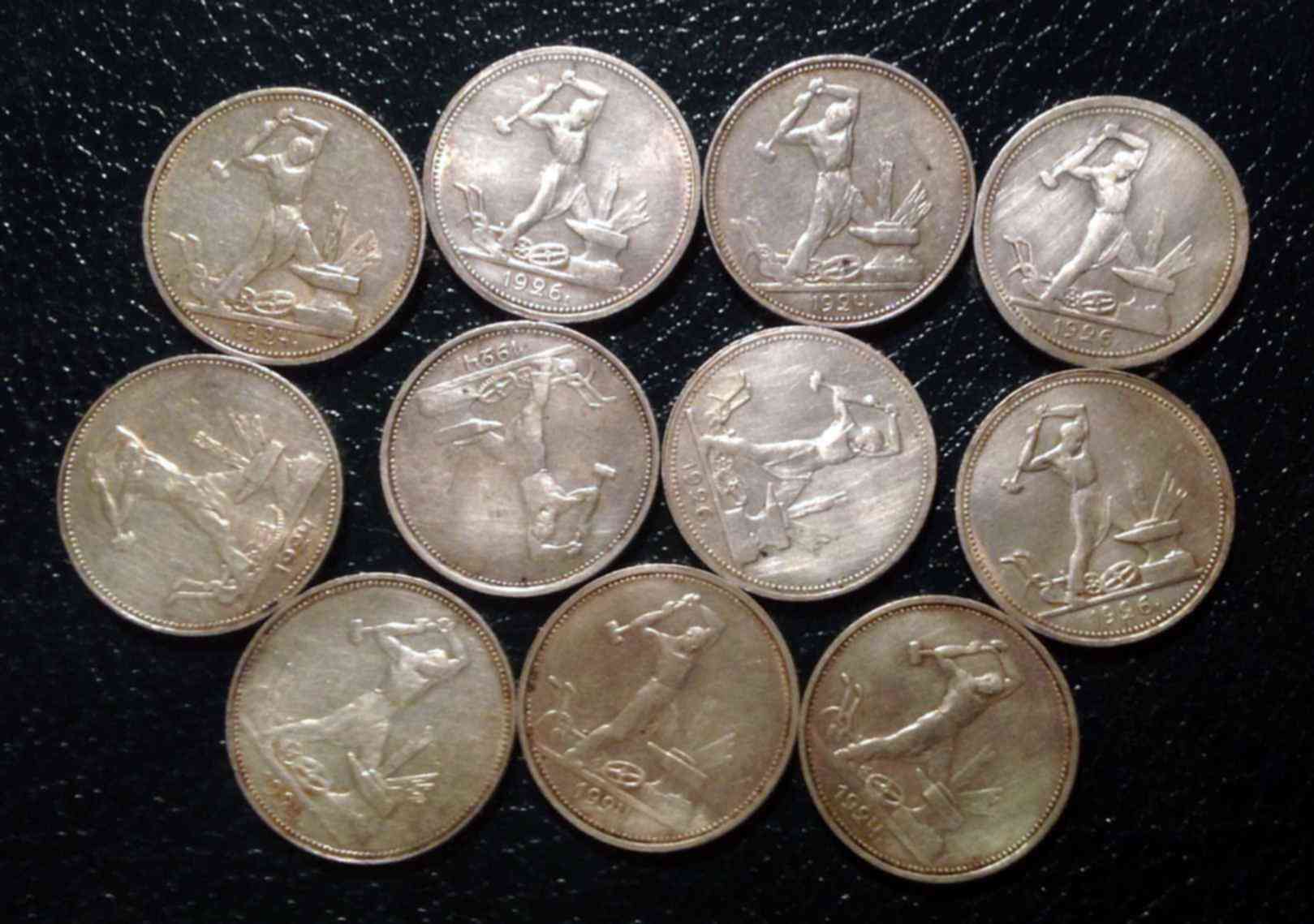 Советские серебряные монеты
