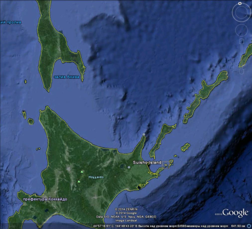 Курилы карта островов