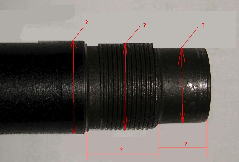 Резьба на стволе карабина. Сайга 410 резьба на стволе. Сайга 410 резьба на стволе размер. Резьба на дуле Сайга 410. Сайга 410 внешний диаметр ствола.